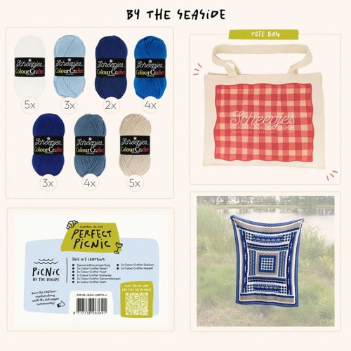Zestaw Scheepjes CAL2026 Koc Colour Crafter - Seaside