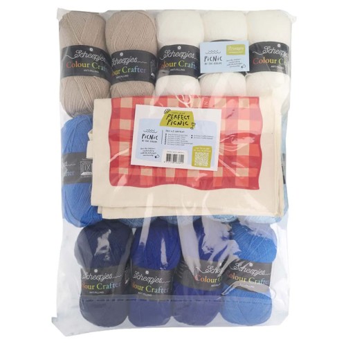 Zestaw Scheepjes CAL2026 Koc Colour Crafter - Seaside
