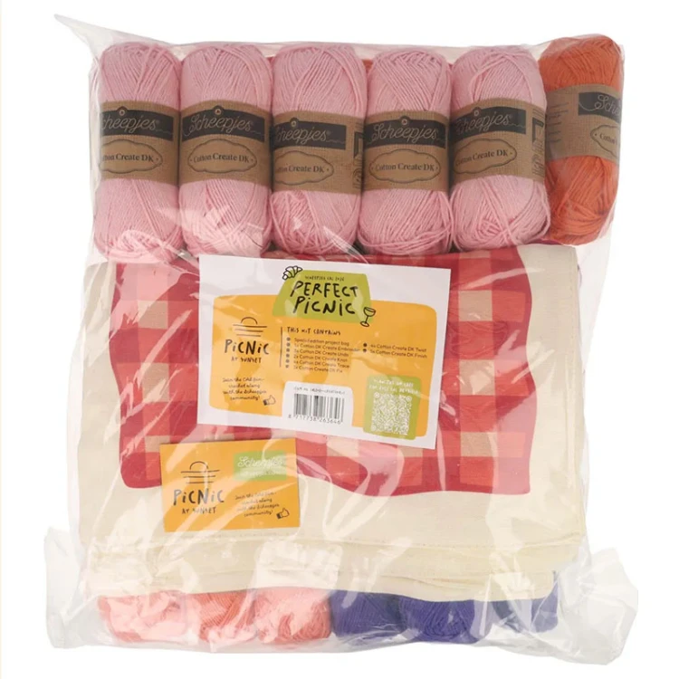 Zestaw Scheepjes CAL2026 Koc Cotton Create DK - Sunset