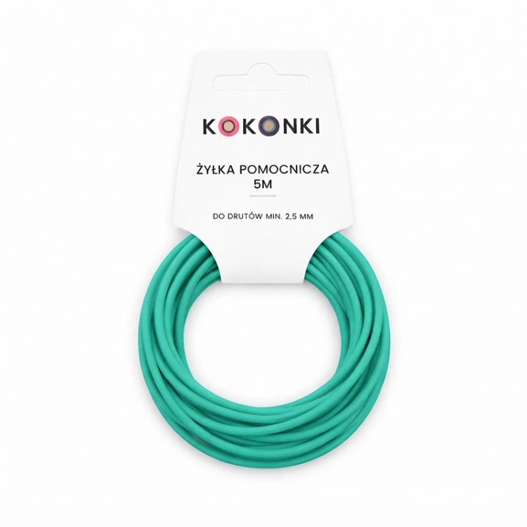 Żyłka pomocnicza KOKONKI - 5m / 2 mm / lazurowe wybrzeże