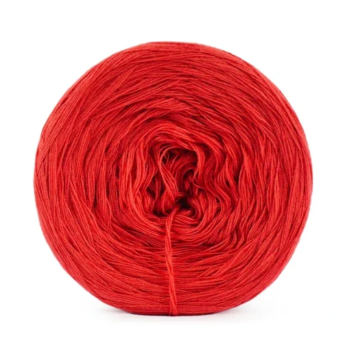 Włóczka KOKONKI Visco no. 5 - czerwony mak / 5 nitek / 400 m / 125 g - GOTOWY