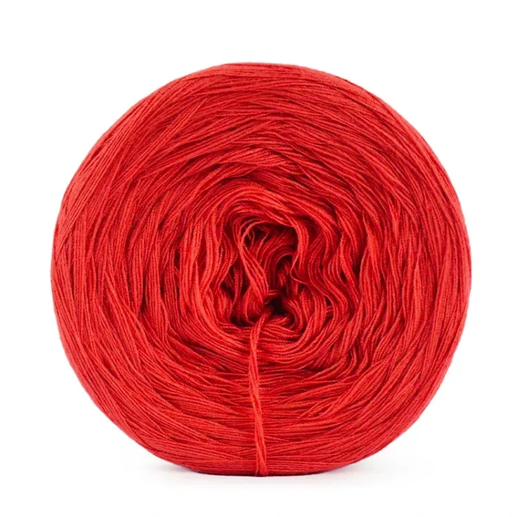 Włóczka KOKONKI Visco no. 5 - czerwony mak / 5 nitek / 400 m / 125 g - GOTOWY