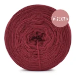 Příze KOKONKI Viscoza - brusinková / 3 nitě / 1200 m / 225g - HOTOVÝ