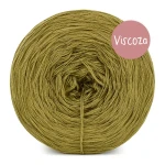 Příze KOKONKI Viscoza - oliva / 3 nitě / 1200 m / 225g - HOTOVÝ