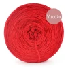 Włóczka KOKONKI Viscoza - czerwony mak / 3 nitki / 1200 m / 225g - GOTOWY
