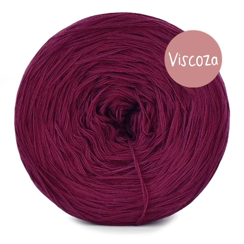 Włóczka KOKONKI Viscoza - buraczki / 3 nitki / 1200 m / 225g - GOTOWY