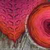 KOKONEK Merino 889 Crackling campfire - Bordo/rudy/bajeczny róż/fuksja