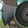KOKONEK Merino 887 Mossy shadows - Butelkowa zieleń/ciemne khaki/ciemny szary/średni szary