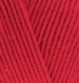 Włóczka Alize Cotton Gold 56 / czerwień / 100g