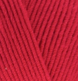 Włóczka Alize Cotton Gold 56 / czerwień / 100g