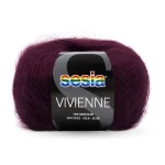 Włóczka Sesia Vivienne 0956 / bakłażan
