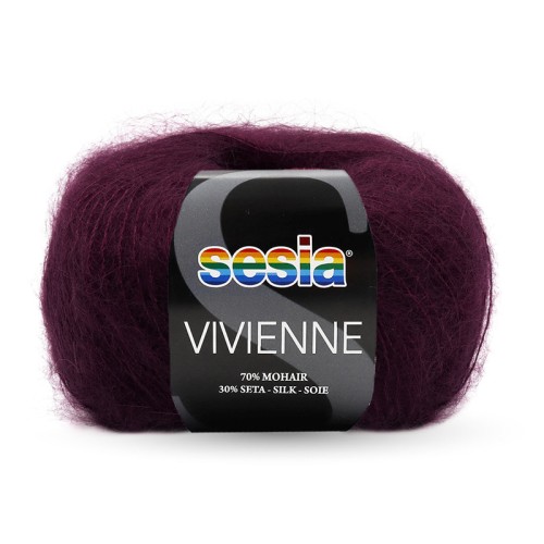 Włóczka Sesia Vivienne 0956 / bakłażan