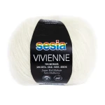 Włóczka Sesia Vivienne 0080 / śmietanka