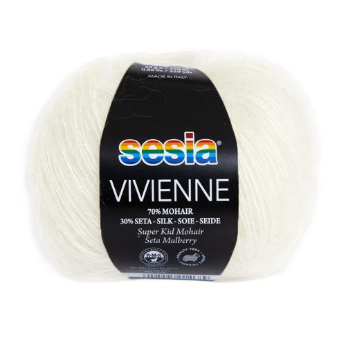 Włóczka Sesia Vivienne 0080 / śmietanka
