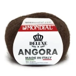 Włóczka Mondial Angora 925 / czekolada