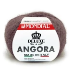 Włóczka Mondial Angora 627 / ciemna lawenda
