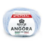 Włóczka Mondial Angora 624 / błękit