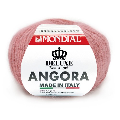Włóczka Mondial Angora 623 / malwa