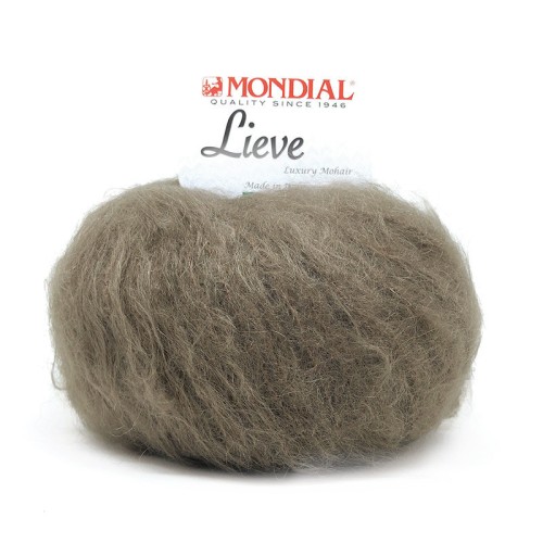 Włóczka Mondial Lieve 429 / chłodny brąz