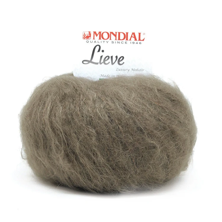 Włóczka Mondial Lieve 429 / chłodny brąz
