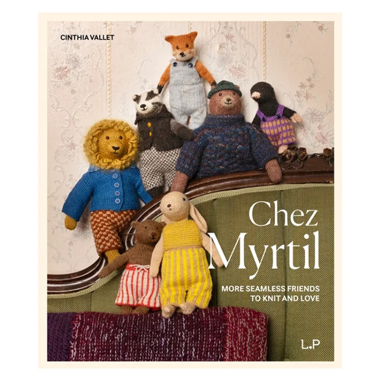 Książka Chez Myrtil: More Seamless Friends To Knit And Love / Laine Publishing - w języku angielskim