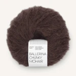 Włóczka Sandnes Garn Ballerina Chunky Mohair 3591 / śliwka w czekoladzie