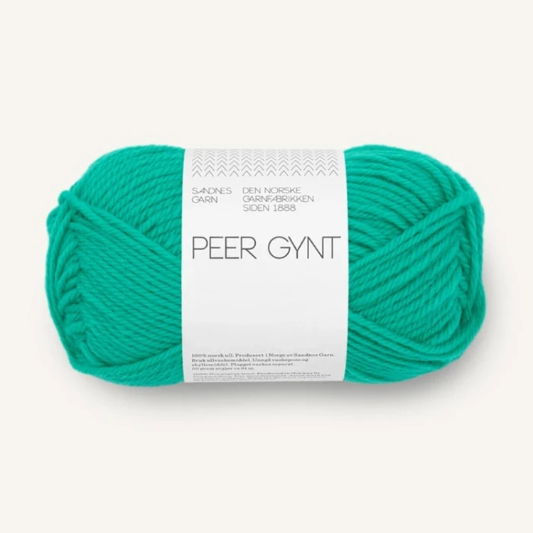 Włóczka Sandnes Garn Peer Gynt 7526 / cyjan