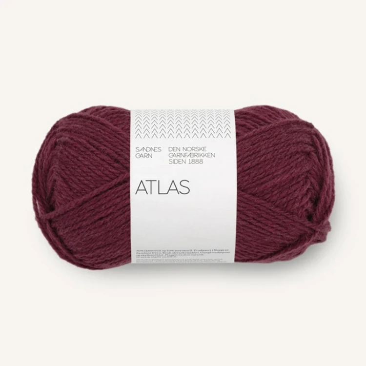 Włóczka Sandnes Garn Atlas 4372 / wino