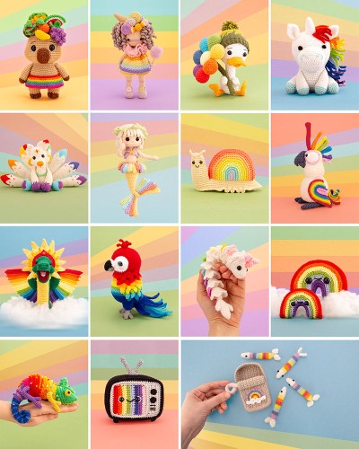 Książka Amigurumi Rainbow - w języku angielskim