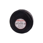 Kordonek Ariadna Atłasek 30 / 10 g / 1819 czerń