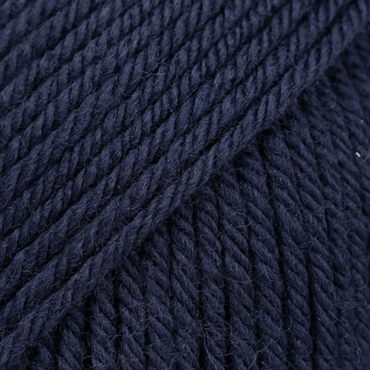 Włóczka Drops Daisy 38 / ciemny granat / uni colour