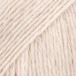 Włóczka skarpetkowa Drops Fabel 124 / biały piasek / uni colour
