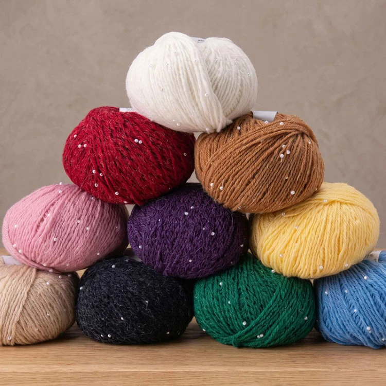 Włóczka z koralikami YarnArt Alpaca Gold Beaded