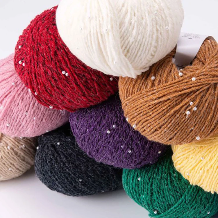 Włóczka z koralikami YarnArt Alpaca Gold Beaded