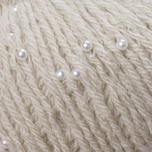 Włóczka z koralikami YarnArt Alpaca Gold Beaded 3602 / jasny beż