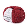 Włóczka z koralikami YarnArt Alpaca Gold Beaded 3615 / czerwień