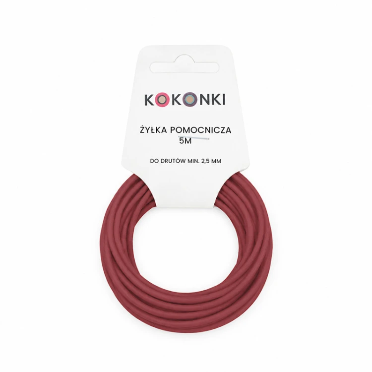 Żyłka pomocnicza KOKONKI - 5m / 2 mm / mix kolorów