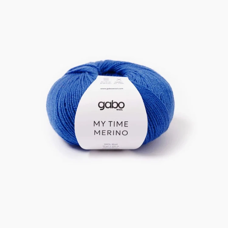 Włóczka Gabo Wool My Time Merino 9670 / królewski szafir