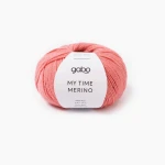 Włóczka Gabo Wool My Time Merino 9009 / koralowy sorbet