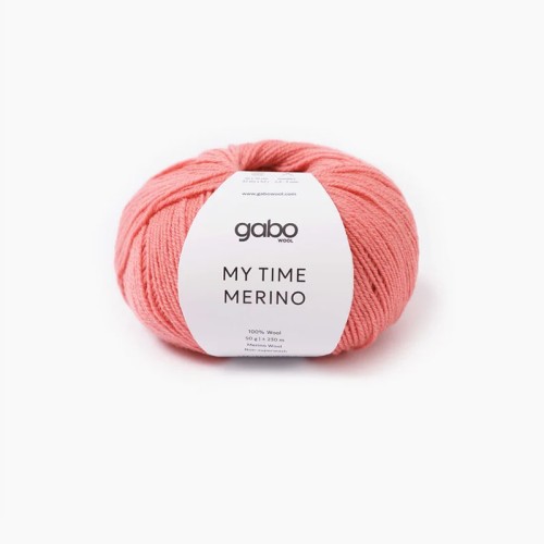 Włóczka Gabo Wool My Time Merino 9009 / koralowy sorbet