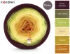 KOKONEK Merino 892 TSJ Odissea 05 - Wino melanż/guacamole/limetka/żółty/złoty/miodowy