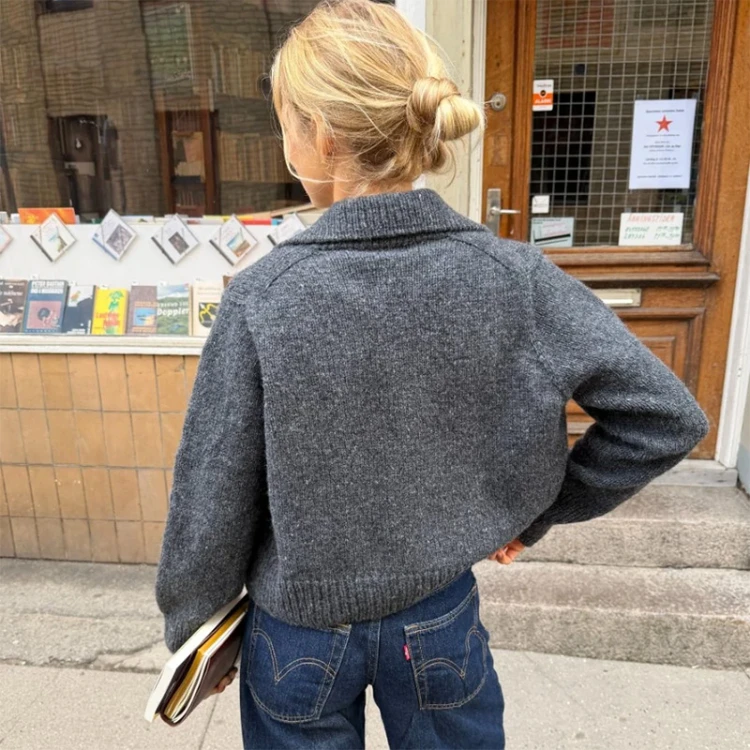 Wzór PetiteKnit / Petra Jacket - w języku angielskim + tłumaczenie PL
