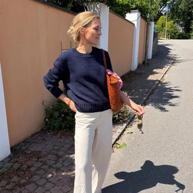Wzór PetiteKnit / Vega Sweater - w języku angielskim + tłumaczenie PL