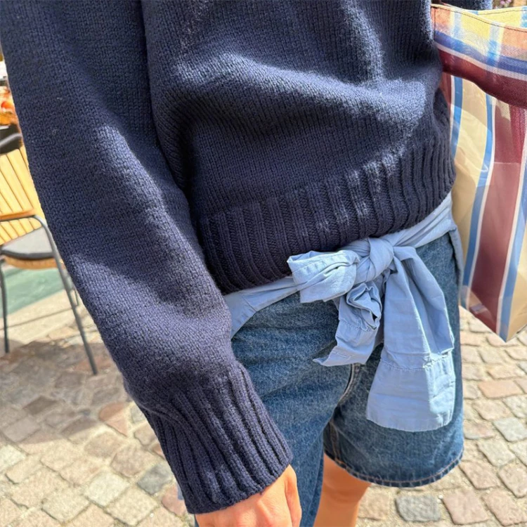 Wzór PetiteKnit / Vega Sweater - w języku angielskim + tłumaczenie PL