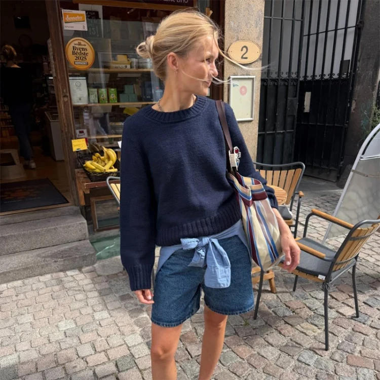 Wzór PetiteKnit / Vega Sweater - w języku angielskim + tłumaczenie PL
