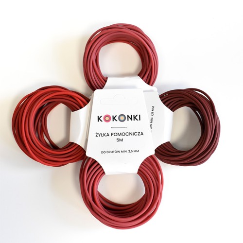 Żyłka pomocnicza KOKONKI - 5m / 2 mm / mix kolorów