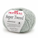 Włóczka Mondial Super Tweed 438 / jasny szary