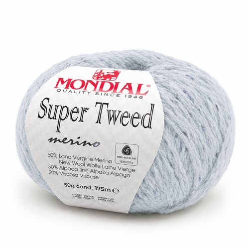 Włóczka Mondial Super Tweed 418 / jasny denim