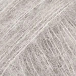 Włóczka Drops Brushed Alpaca Silk 02 / jasny szary