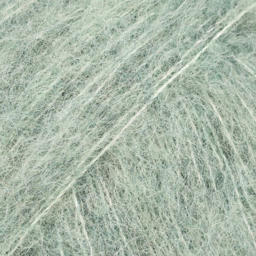 Włóczka Drops Brushed Alpaca Silk 21 / zielona szałwia
